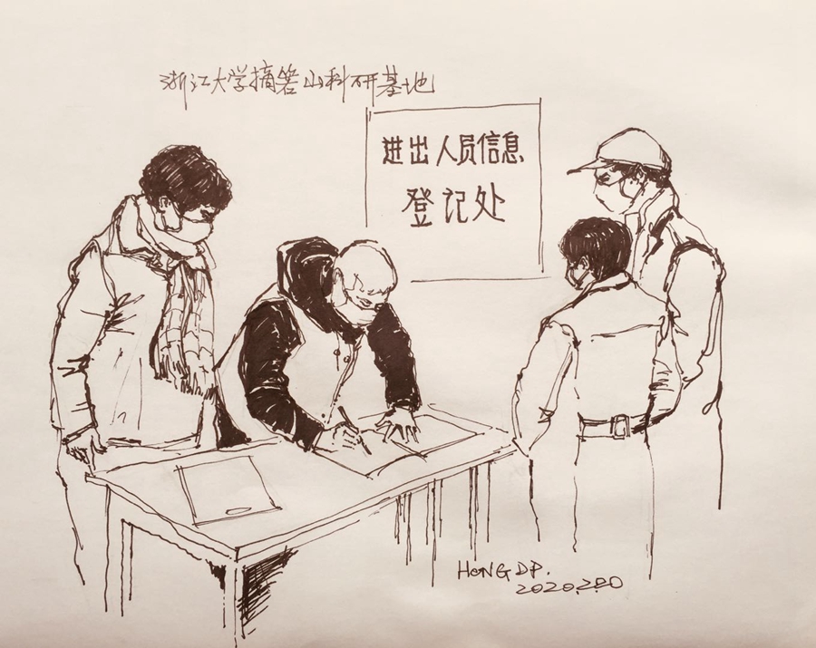 「疫」来，看看全民战“疫” 画出的温暖瞬间