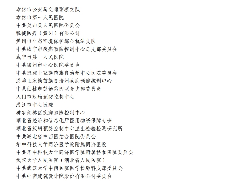 湖北|湖北抗疫国家级表彰评选推荐名单公示：刘智明等入选