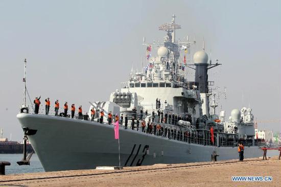 Chinese navy heads for escort mission in Gulf o