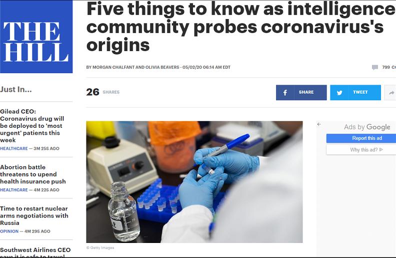 施压北美观察丨特朗普施压情报机构查“病毒” 美高官斥此举为美国“灾难”