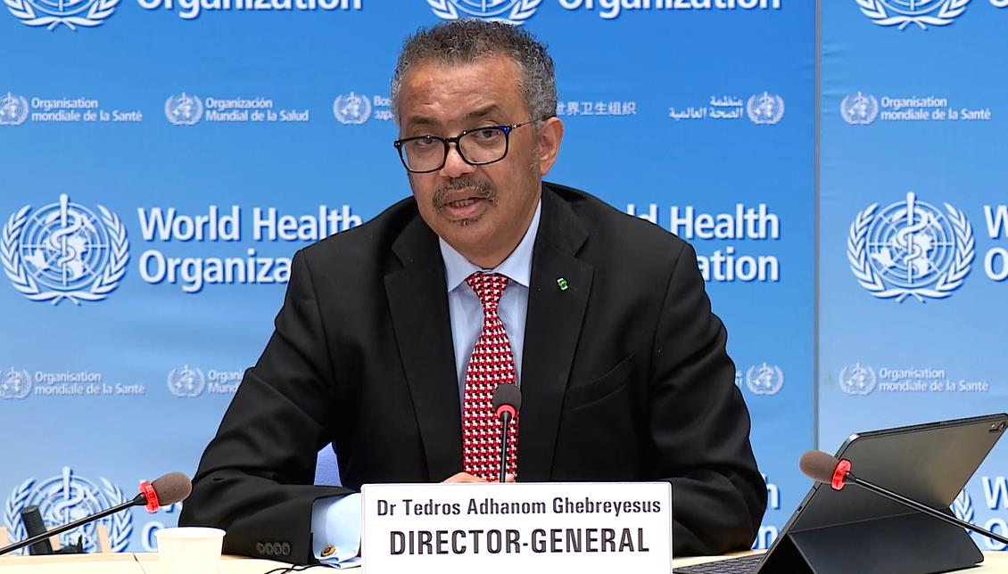 【】世卫组织总干事：公平分配疫苗的关键在于政治承诺