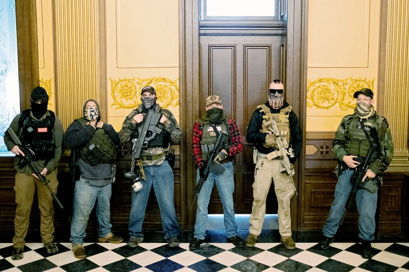 央视新闻|企图绑架州长煽动内战 美国极端势力挑动政治暴力