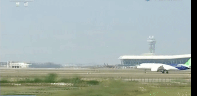 【gif特稿】c919,蓝天在召唤