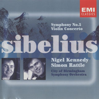 西贝柳斯 第五号交响曲,小提琴协奏曲(西蒙 拉
