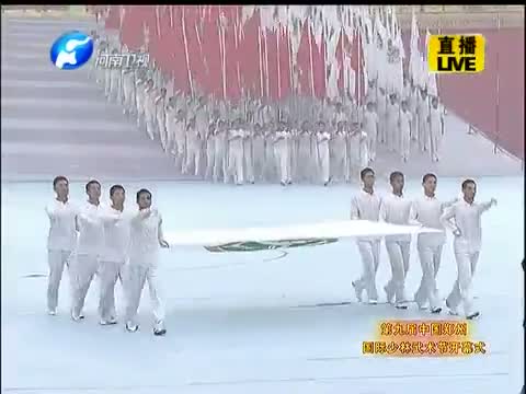 郑州少林武术节开幕式图片