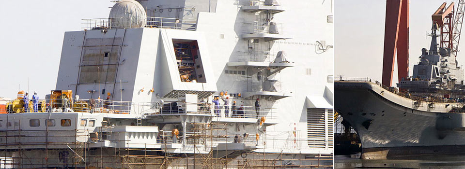 China is refiting aircraft carrier Varyag