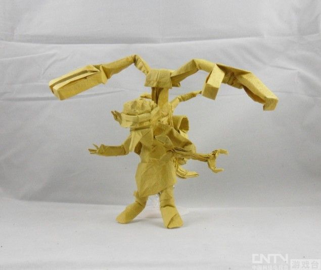 DotA英雄折纸模型之地精修补匠