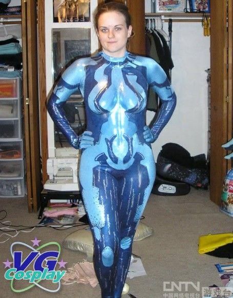 性感ai女角色cortana全球cos欣赏_单机<em>游戏</em>_游