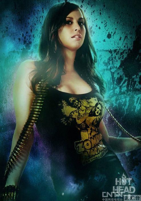 <em>性感女王</em>cosplay劳拉+上演僵尸殊死搏斗