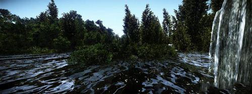 《孤岛危机2》精彩mod地图 展现瀑布景色_单