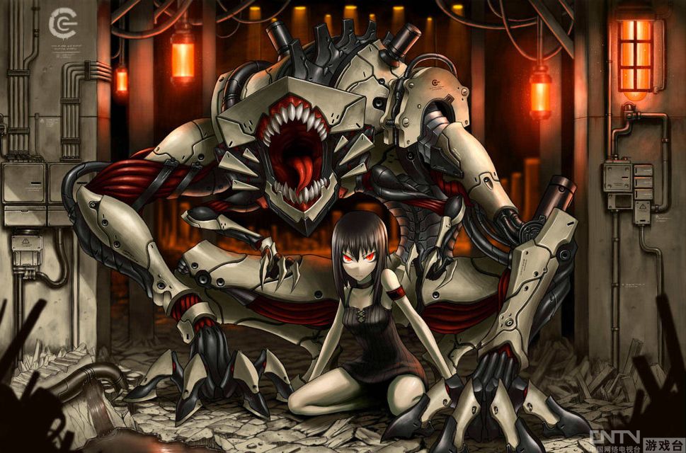 美丽与<em>邪恶</em>的对抗+超酷机器<em>女孩</em>壁纸奉送(一)