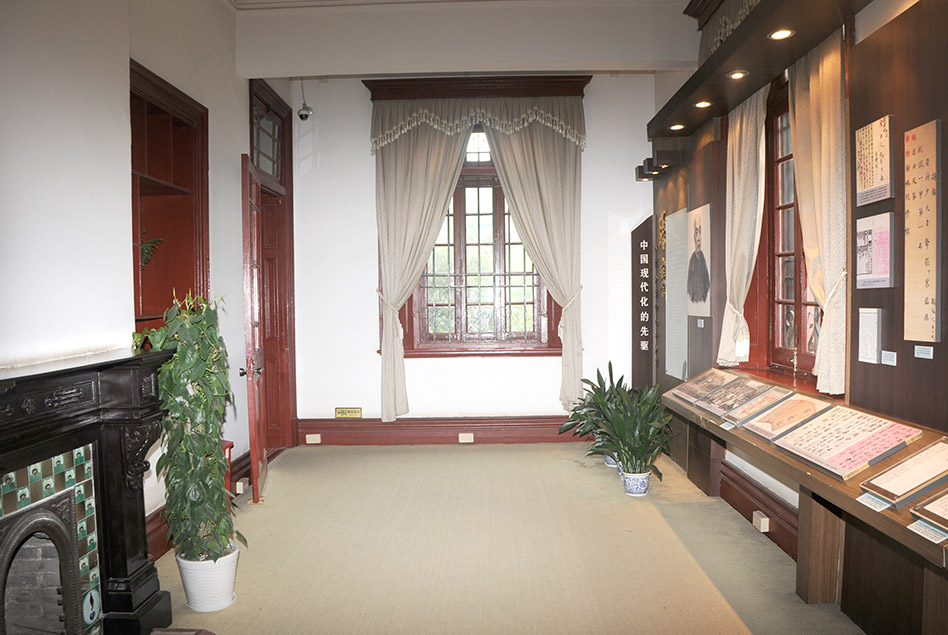 濠南别业一楼耳房，现用作展厅