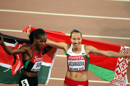 [高清组图]世锦赛女子800米 白俄罗斯选手夺冠