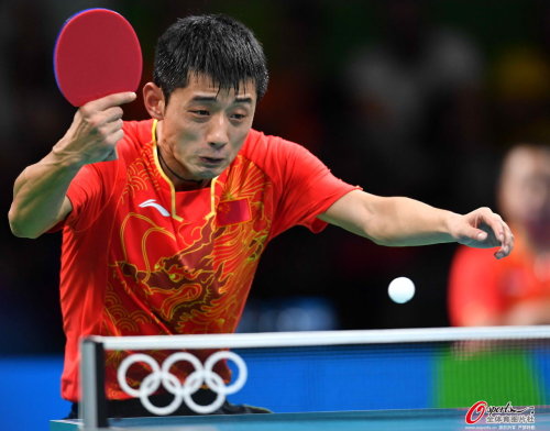 [高清组图]张继科4-1逆转丹羽孝希晋级四强