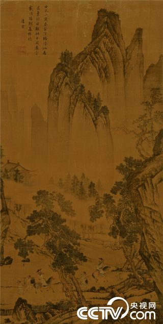 中国美術『 唐寅  唐伯虎  山水 』 中国明代山水画家   手巻 a02 中国美術『 唐寅 唐伯虎 山水 』 中国明代山水画家 手巻 a02 日本画