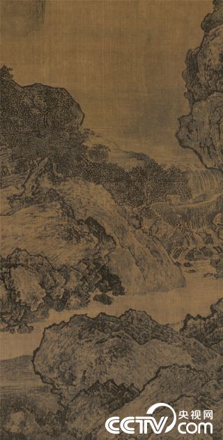 【央视画廊】传世墨迹:一画一境 范宽《溪山行旅图》_央视网(cctv.com)