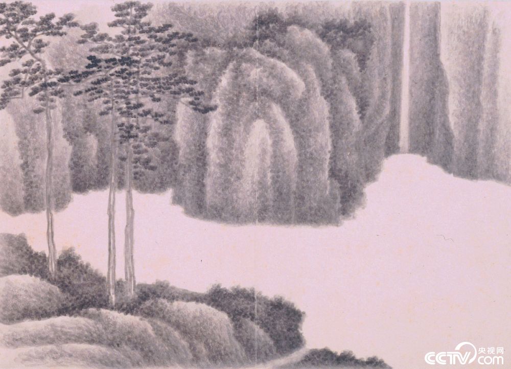 央视画廊】传世墨迹——墨染金陵龚贤《山水册》_央视网(cctv.com)