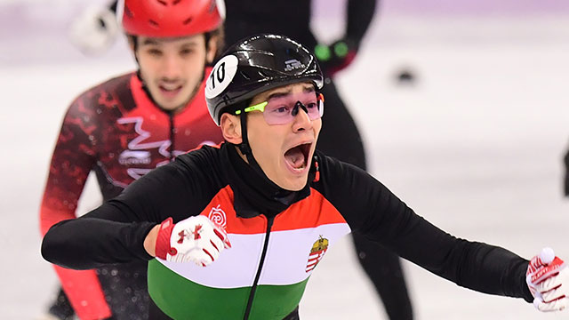 东北话十级 夺匈牙利冬奥首金的 民族英雄 吓你