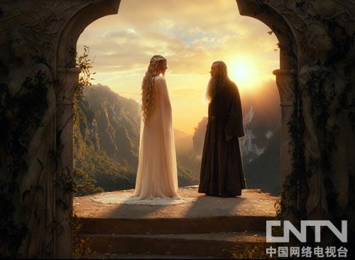 <em>精灵女王</em>与灰袍巫师的对话