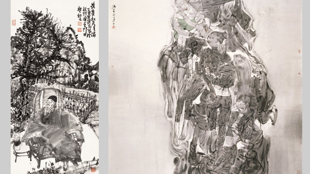 南象北相人物画展亮相国家大剧院_书画_央视