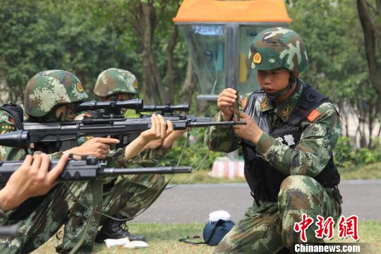 广东梅州武警狙击手淬炼中成长（图）
