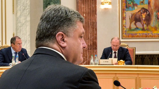 La rencontre entre Poutine et Porochenko ne donne rien