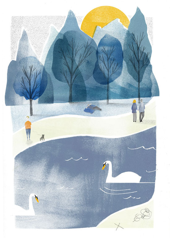 喜欢将图层叠加在一起的Naomi Elliott_书画_央