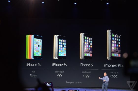 两款iPhone 6合约售价公布：199美元起