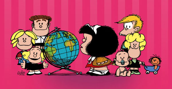 Famoso personaje argentino de tiras c&oacute;micas, Mafalda, cumple 50 a&ntilde;os