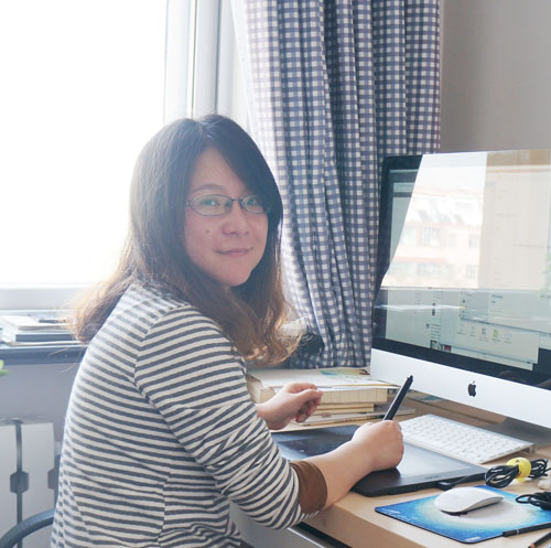 插画师马小得的工作间