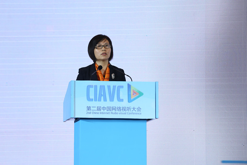 12月16日,在第二届中国网络视听大会上,上海文化广播影视集团有限公司常务副总裁王建军发表主题演讲。