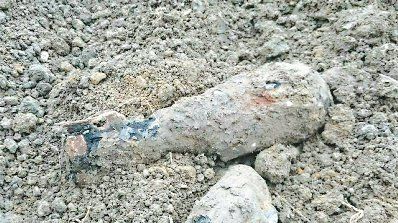 花莲一工地发现未爆弹军方带回鉴定（图）