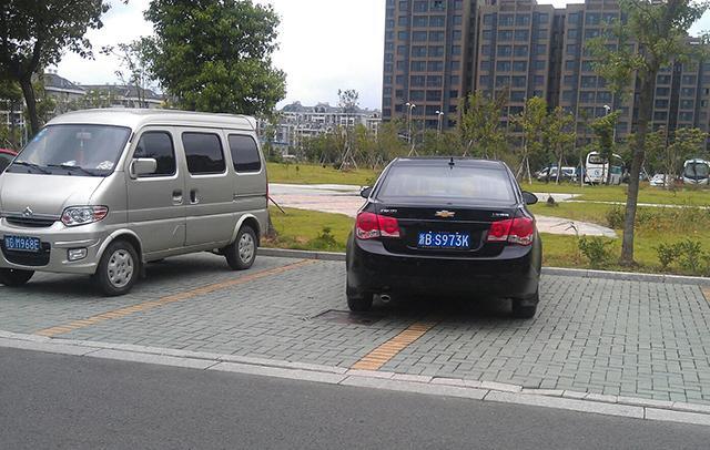 小区内最遭人恨驾驶行为 停车占用两车位_汽车