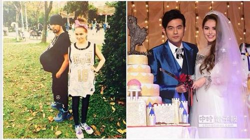 周杰伦妻子昆凌怀孕后漂亮依旧被疑怀女孩（图）