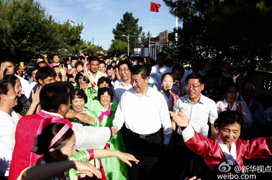 习大大如约赴延边 网友赞亲民总书记言出必行