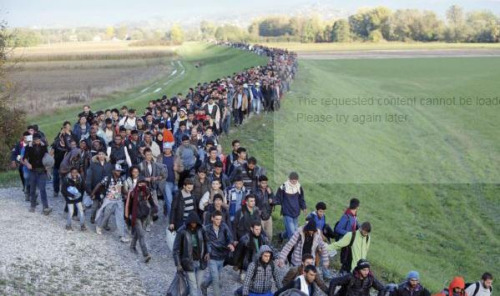 斯洛文尼亚难民激增政府或设“屏障”保护边境