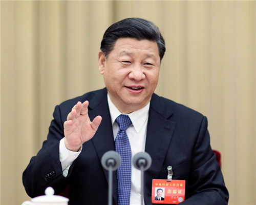 12月18日至21日，中央经济工作会议在北京举行。中共中央总书记、国家主席、中央军委主席习近平发表重要讲话。 新华社记者兰红光摄