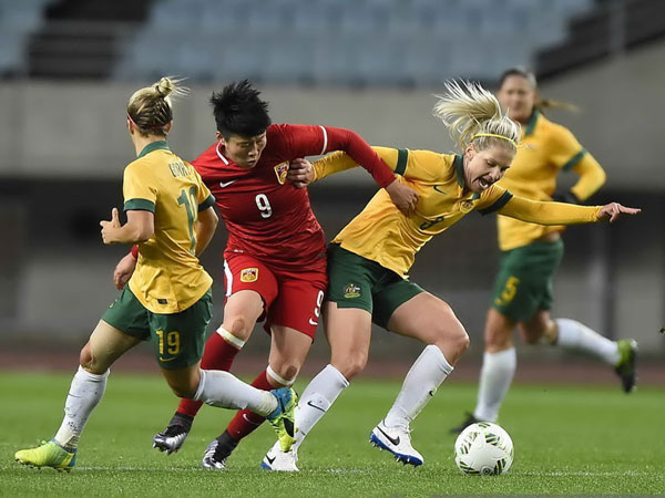 China empata 1-1 con Australia； los dos onces ya estaban clasificados para R&iacute;o 2016