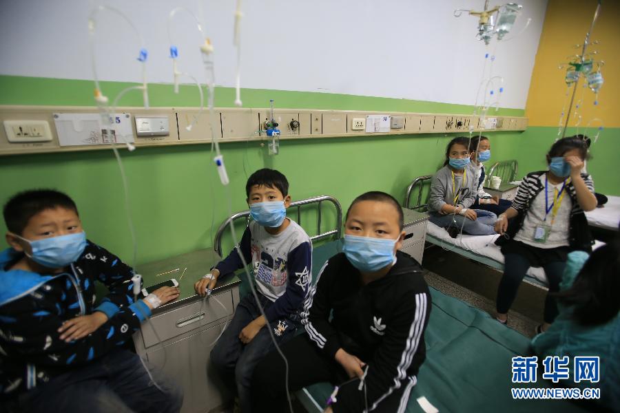 #（新华网）（1）山西临猗发生氯气泄漏事故 多名小学生中毒