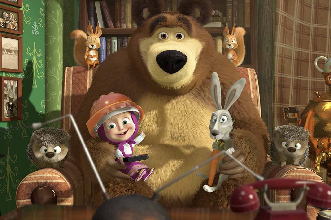 La Serie De Dibujos Animados Masha Y El Oso Conquistan El Mundo CCTV 