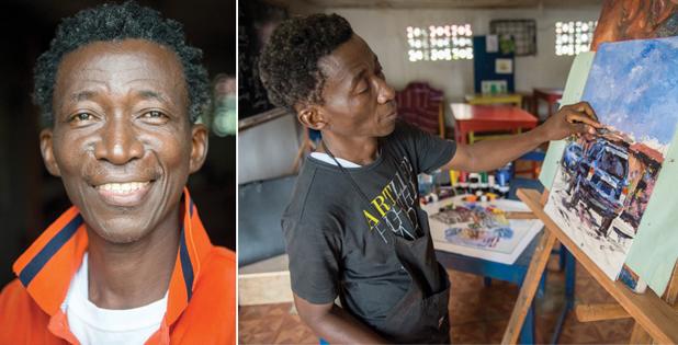 Leslie Lumeh is Liberia