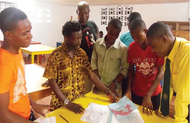 Lumeh says of course not all the children here will go on to become professional artists, but the opportunity to explore creative potential should be a right, not a luxury. 