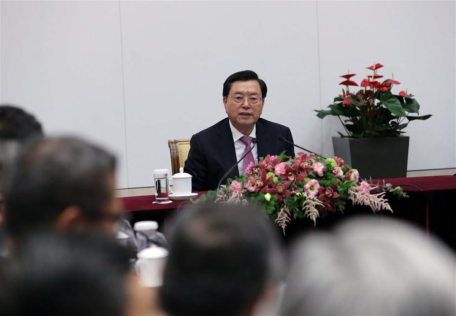 Zhang Dejiang, chairman of the Standing Committee of China