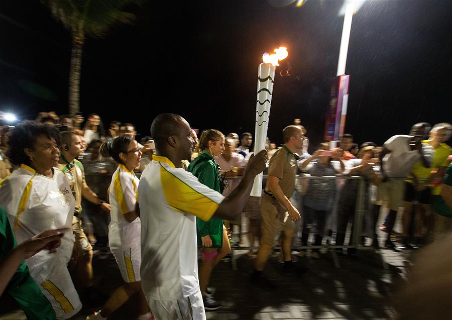 La antorcha llega a la ciudad brasileña de Salvador