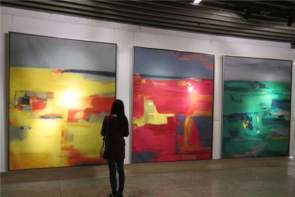 An art festival has opened in St. Petersburg, Russia, involving countries connected by the ancient trade route