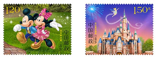 This week, China Stamp Group unveiled two official Shanghai Disney Resort stamps which they will issue on June 16 &ndash; the same day Shanghai Disney Resort welcomes the general public for the first time! 
