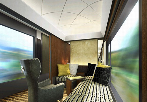 The Japan Railway Company plans to debut its new luxury train in 2017. 