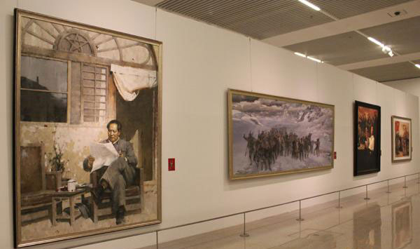 Una muestra de arte conmemora el 95 aniversario del Partido Comunista de China
