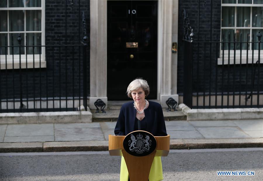 LONDON, JULY 13, 2016 (Xinhua) -- Britain