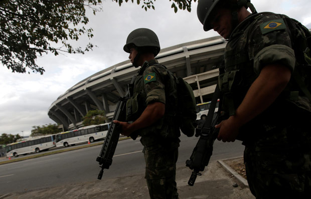 R&iacute;o de Janeiro realiza un ensayo de las operaciones de seguridad para la ceremonia de apertura